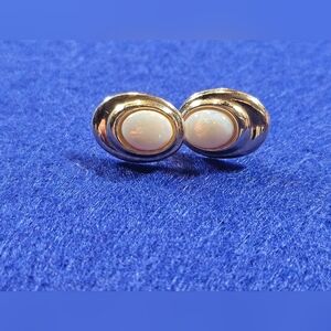 14k Yellow Gold and Opal Earrings